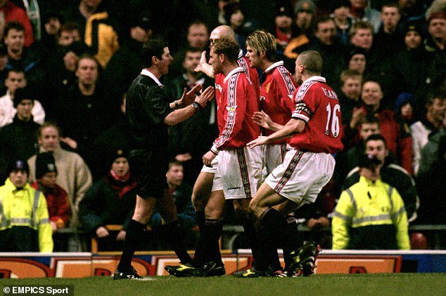 It's been almost 24 years since Jaap Stam, Roy Keane, Nicky Butt, Ryan Giggs and David Beckham formed a vigilante group and chased referee Andy d'Urso around the Old Trafford pitch.