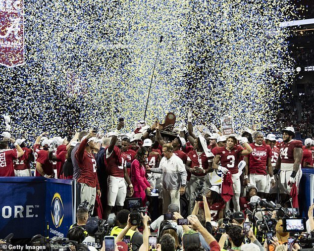 The Crimson Tide defeated No. 1 Georgia in the SEC title game, but finished the season at 12-1