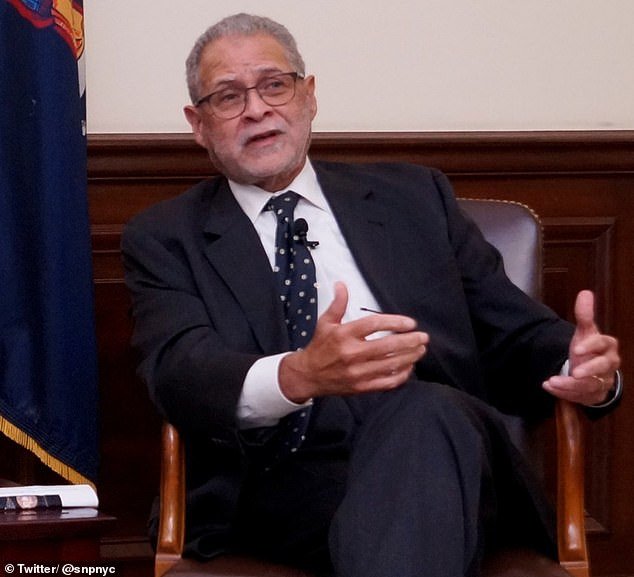 Oleske's claims involve a similar cover-up — one carried out by James' colleagues to conceal Chief Deput Ag José Maldonado's (pictured) alleged involvement in multiple questionable ventures, as well as an ongoing lawsuit filed by the city's Black Firefighters Association that accuses him of accuses racism