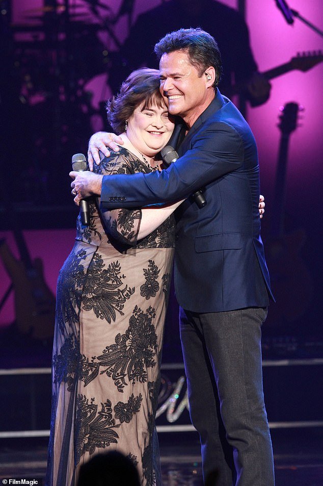 Donny, 65, previously collaborated with the Scottish singer, 62, on her fourth studio album, Standing Ovation: The Greatest Songs From The Stage in 2012