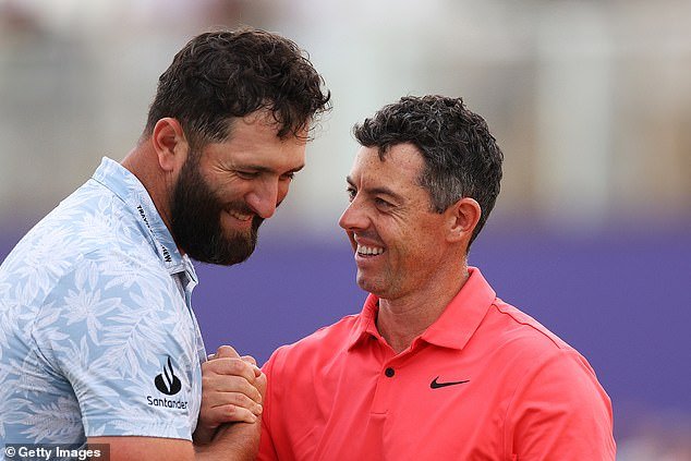 Rahm and Rory McIlroy helped Team Europe to victory in the Ryder Cup a few months ago