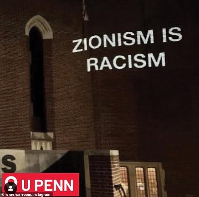 UPenn was already under fire for anti-Semitism on campus, including anti-Jewish slogans projected onto three of the school buildings
