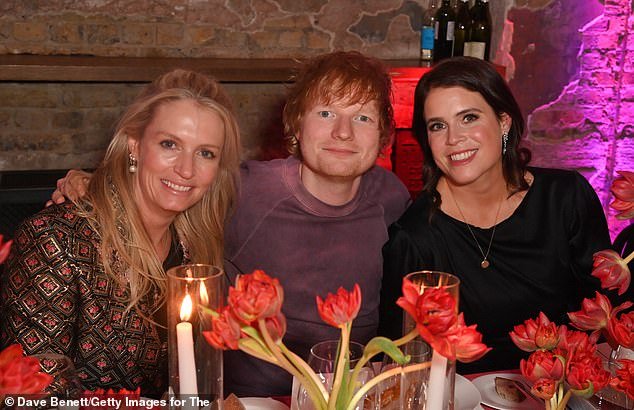 Sofia Blunt, Ed Sheeran and Princess Eugenie attended The Anti Slavery Collective's inaugural winter gala at Battersea Arts Center