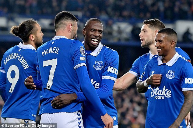 Bellew was relieved to hear that his beloved Everton had climbed out of the Premier League relegation zone