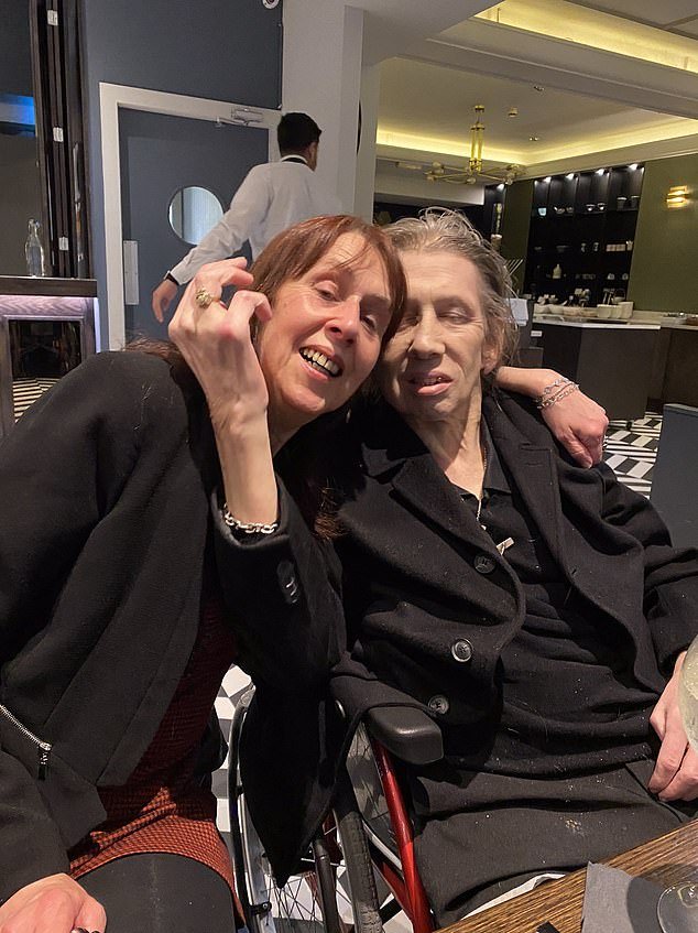 Shane MacGowan pictured with his sister Siobhan, who paid tribute to him at his funeral today