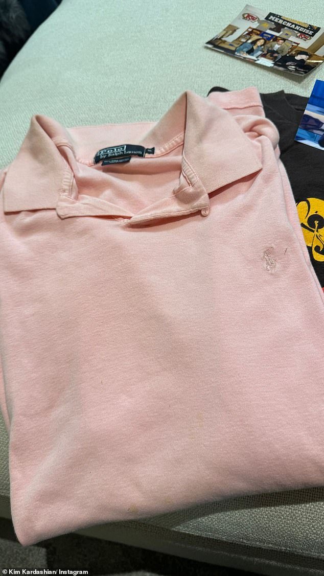 North and her three siblings also received one of her father's favorite pink PL polo shirts, along with other items that were on the merchandise list in the 2000s