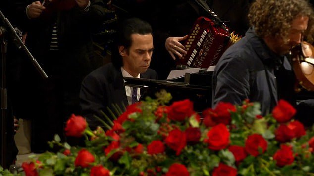 Nick Cave, a friend of MacGowan, performed at the Irish Pogues star's funeral