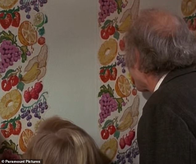 One of the first sweets kids encounter in Charlie and the Chocolate Factory is lickable wallpaper