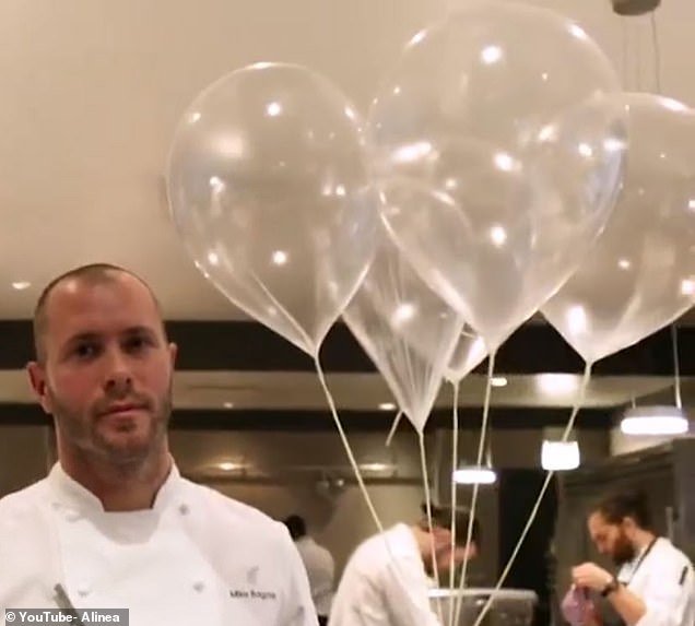 Real candy balloons were invented in 2014 by Alinea Restaurant