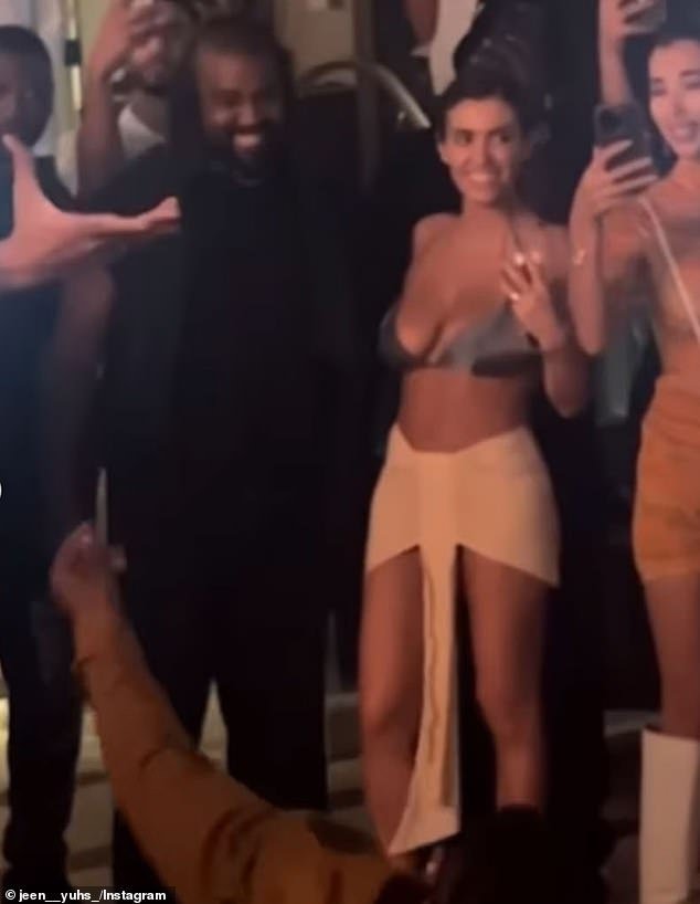 Bianca makes headlines with her rapper boyfriend Kanye West (left)