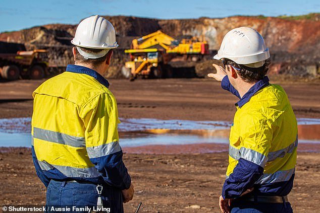 Highly qualified workers earning at least $135,000 will be eligible for a new specialist skills pathway designed to 'drive innovation and employment' (shown is a stock photo of mining engineers in Western Australia's Pilbara region)