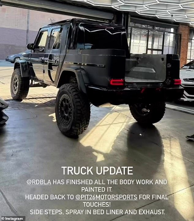 The brand new Mercedes Benz G-Class costs around $364,000 in Australia and the body work Jae had done on it could cost an additional $5000 - $10,000