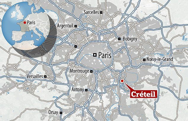 Staff at a daycare center in the Paris suburb of Créteil were yesterday confronted by a man brandishing a knife and threatening to kill and rape them before fleeing the scene on foot.