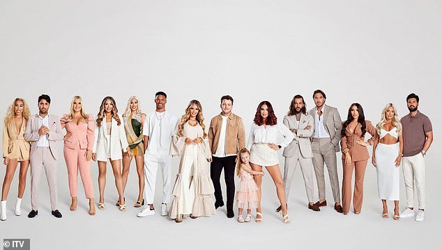 The 2024 cast has yet to be confirmed, but fans can expect the return of Lauren and Chloe Brockett (photo: L-R Dani Imbert, Liam Gatsby, Saffron Lempiere, Amy Childs, Sims sisters, Roman Hackett, Chloe Sims, Diags, Amy Childs, Pete Wicks, James Lock, Chloe Brockett, Amber Turner, Dan Edgar)