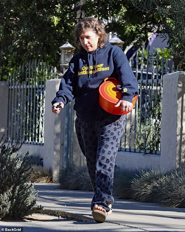 The 48-year-old Blossom actress was fresh-faced and casually dressed in a cozy ensemble as she stepped out in Los Angeles for a solo outing