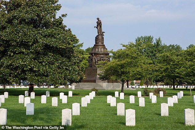 Security fencing has been installed around the monument and officials expect to complete the removal by Dec. 22, Arlington National Cemetery said in an email.
