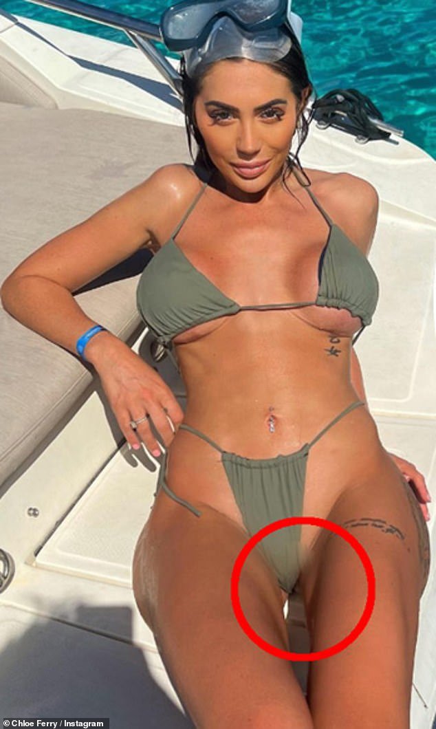 The latest alleged Photoshop failure comes after Chloe was accused of editing a bikini photo earlier this year after followers noticed a blurry green spot on the inside of her thigh
