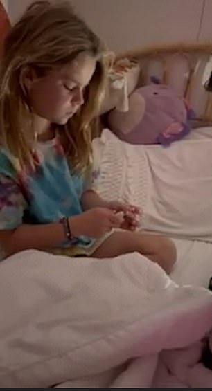 The pet led them to a bedroom where their nine-year-old daughter Raelynn, who has Type 1 diabetes, was sleeping, according to a video Boggs shared on Instagram.