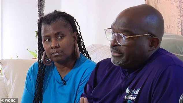 Alleged victims Monica and Shawn Williams (pictured with WCNC) said their neighbors repeatedly called them the N-word and made them fear for their lives