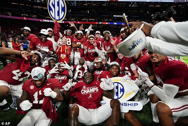 The Crimson Tide has won a total of 30 conference championships in program history