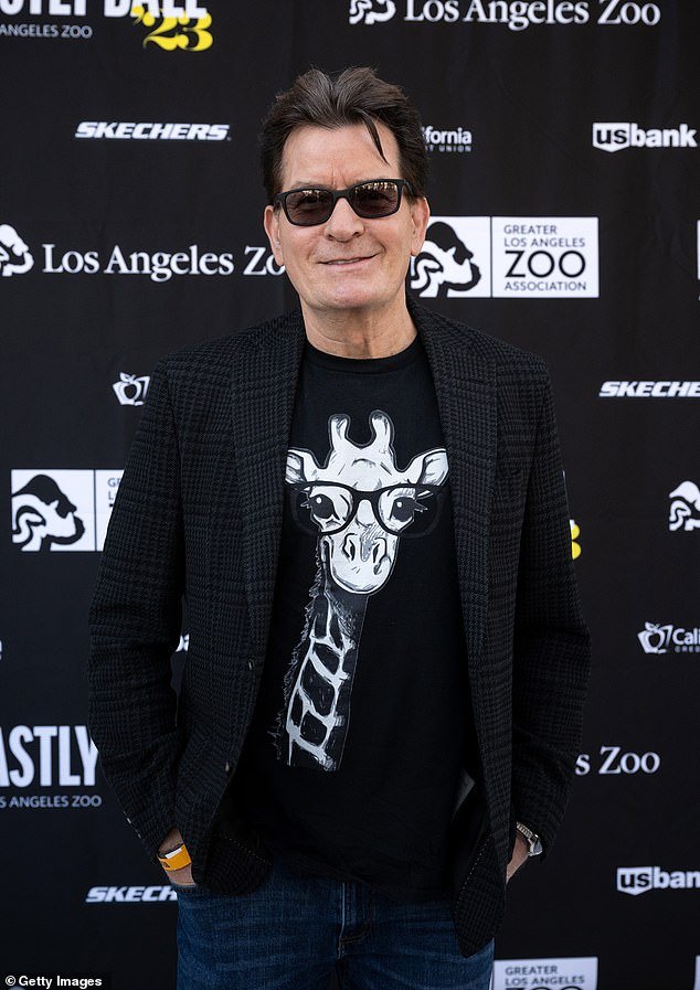 One-time Hollywood lothario Charlie Sheen says he hates the way he looks on screen