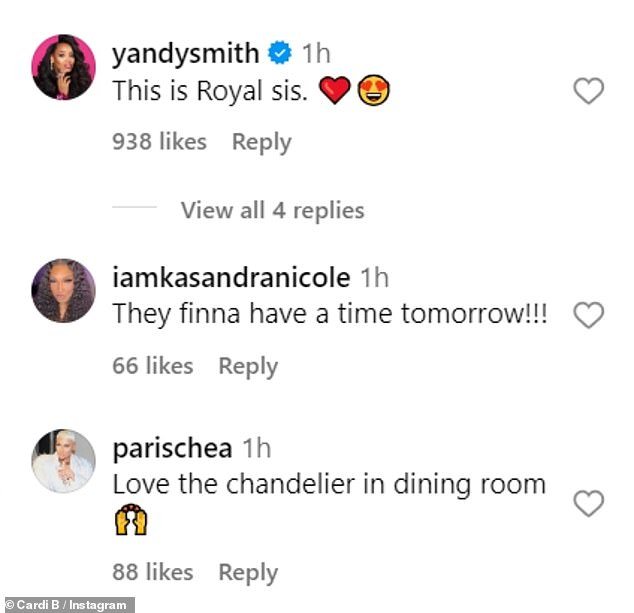 Some of the popular star's 169 million Instagram followers chimed in in the comments section to wish her happy holidays and marvel at the display