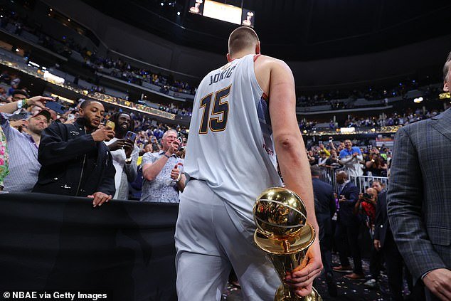 Finals MVP Nikola Jokic won his franchise its first-ever NBA championship in June of this year
