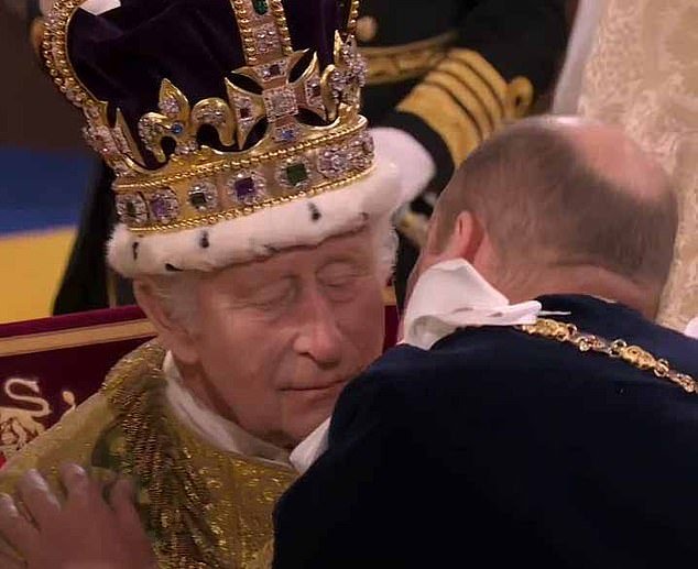 In the documentary Boxing Day, the 'affectionate' king is shown hugging his children