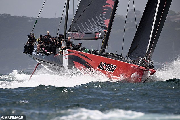 The field was not experiencing high winds when the race started, but this is expected to change, with wild weather forecast as the field winds its way along the coast towards Bass Strait.