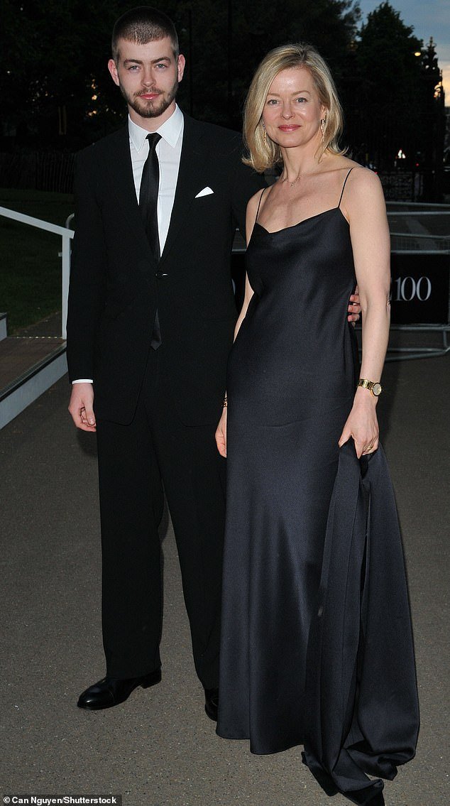 He got the creative bug from his parents, who are both art dealers.  Pictured: Cassius Taylor and Lady Helen Taylor at the British Vogue Centenary Gala in May 2016