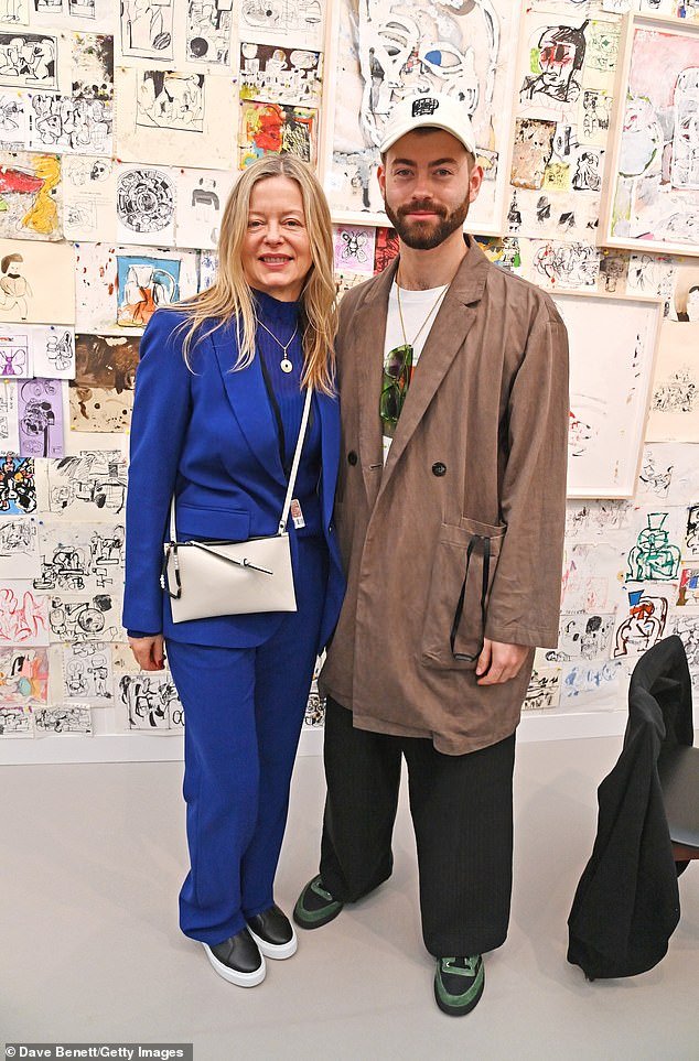 Lady Helen Taylor and Cassius Taylor attended a VIP Preview of the Frieze Art Fair 2023 in Regents Park in early October