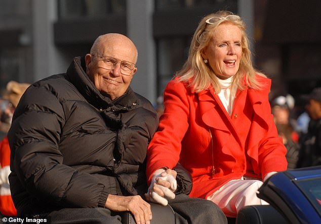 John and Debbie Dingell attended a Thanksgiving parade in Detroit, Michigan in 2012