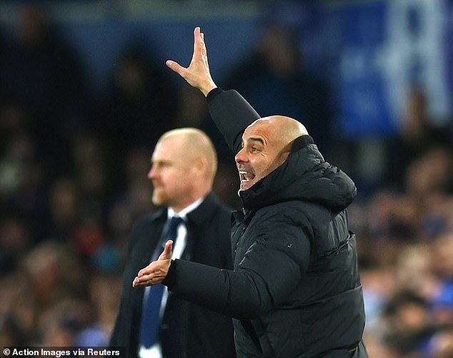 The Man City boss showed the fire is still burning on the sidelines despite the club's success