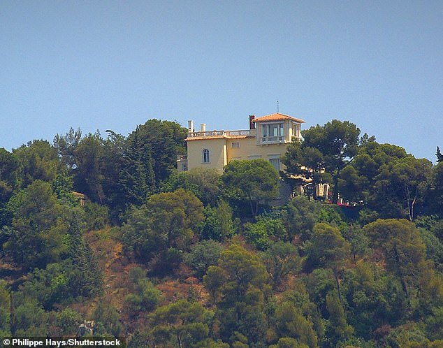 Sir Elton can reflect on his newfound happiness in a series of palatial properties, including a 1920s villa in the south of France (pictured)