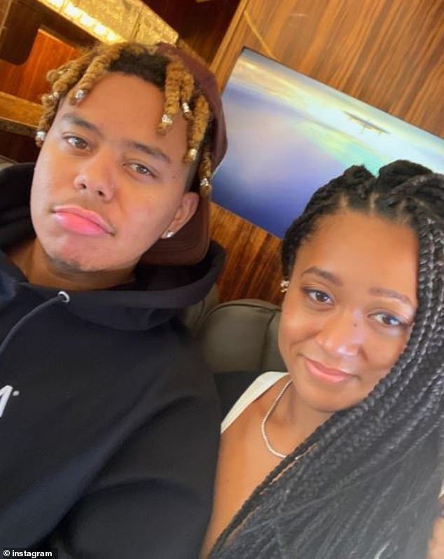 Osaka has been in a relationship with rapper Cordae since 2019.  The couple pictured in 2020