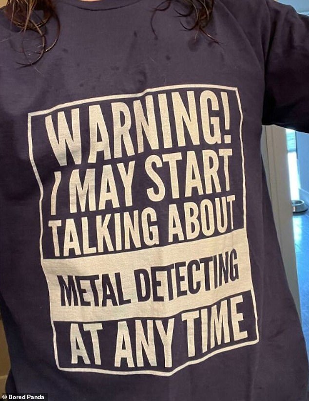 Beep!  This design is multifunctional: it serves both as a T-shirt and as a warning to other people near you