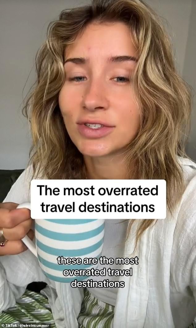 Alex, 26, who goes by @alexinsummer on TikTok, is a travel content creator who documents her backpacking journey on social media