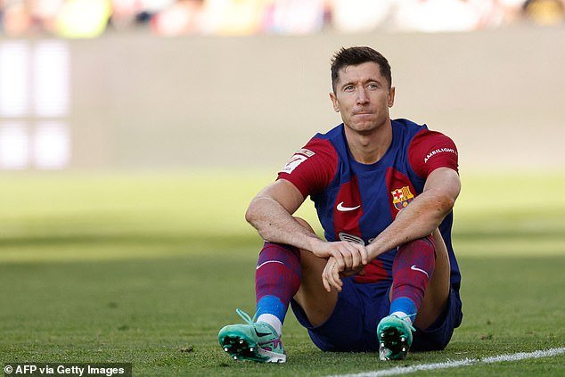 Barcelona are reportedly looking for a way out of Robert Lewandowski's pay rise