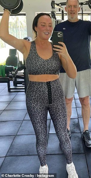 Charlotte shows off her weight loss transformation after welcoming her first child 14 months ago