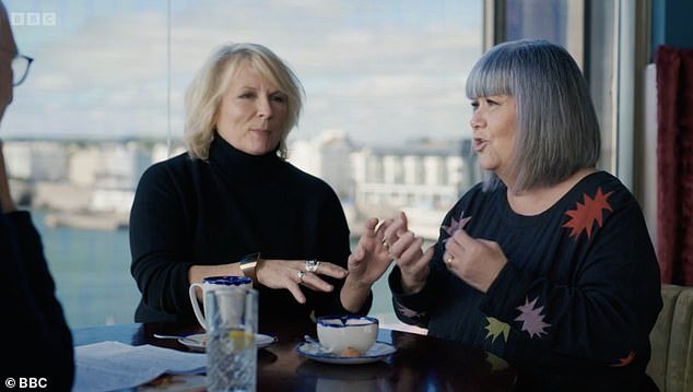 Dawn French, 66 (R) has revealed she was quitting her iconic sketch show French & Saunders with comedy partner Jennifer Saunders, 65 (L) after a skit left her 'humiliated'.