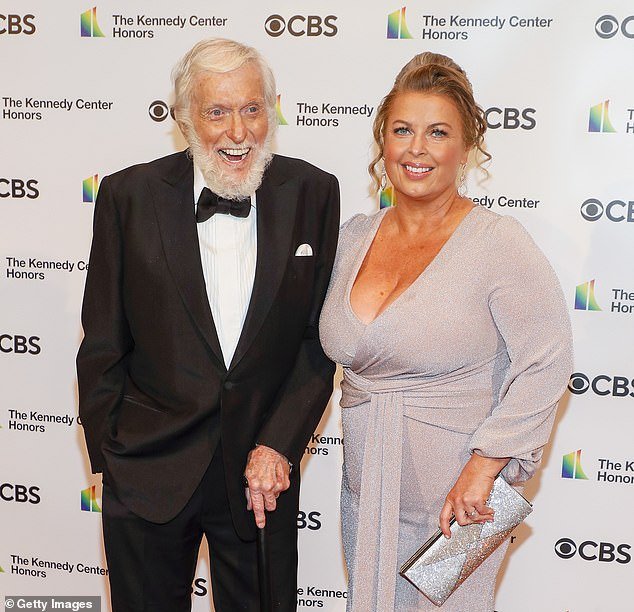 Dick Van Dyke lovingly praised his wife Arlene Silver in a video taken by his personal photographer while backstage at the taping of his upcoming CBS special Dick Van Dyke 98 Years Of Magic in celebration of his 98th birthday;  the couple is pictured in May 2021