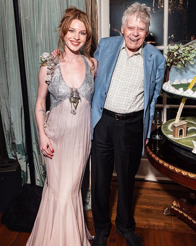 There's a 61-year age gap between heiress Ivy Getty, 29, and her composer grandfather Gordon Getty, who turned 90 this week