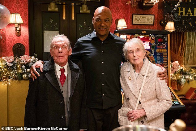 Elizabeth Counsell and Christopher Fairbank will star in EastEnders in 2024 as George Knight's (Colin Salmon) adoptive parents, Gloria and Eddie.