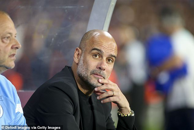 Pep Guardiola instead opted to play Julian Alvarez further forward in Haaland's absence