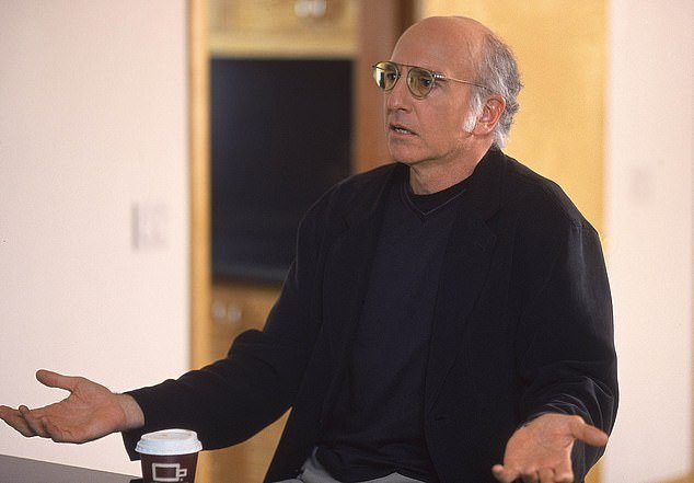 Fans of Curb Your Enthusiasm were devastated when the comedy announced it would end in the new year.  Pictured: The show's creator and lead actor, Larry David, in season 2