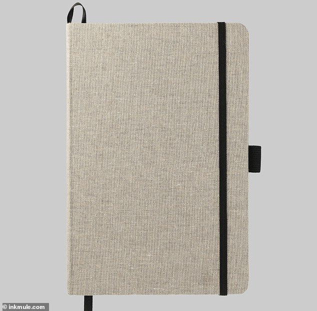 The same type of customizable notebooks, made by JournalBook, are available from many online sellers