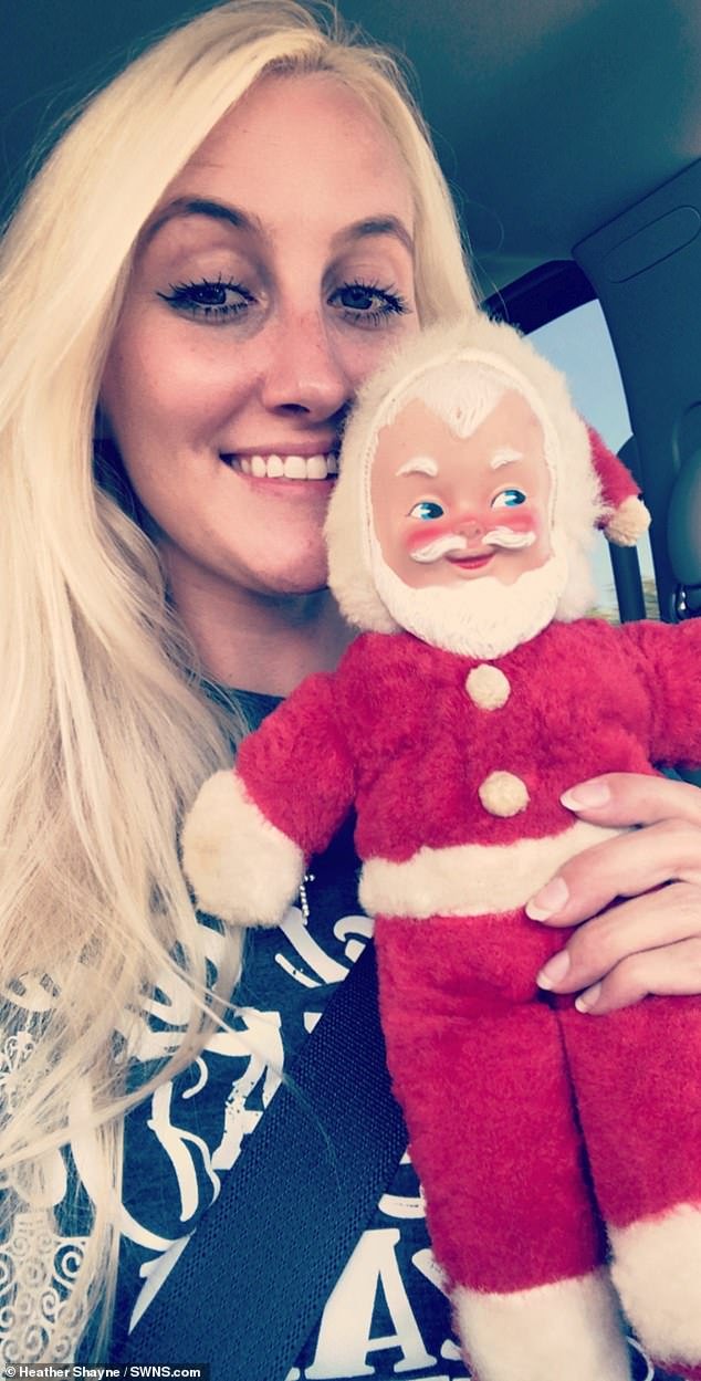 A festive fan spent $10,000 on Christmas decorations that she keeps in a room dedicated to Santa all year round