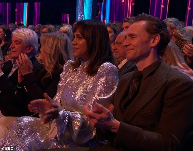 The Marvel star sent viewers wild when he was spotted in the studio audience last weekend alongside fiancée Zawe Ashton, 39