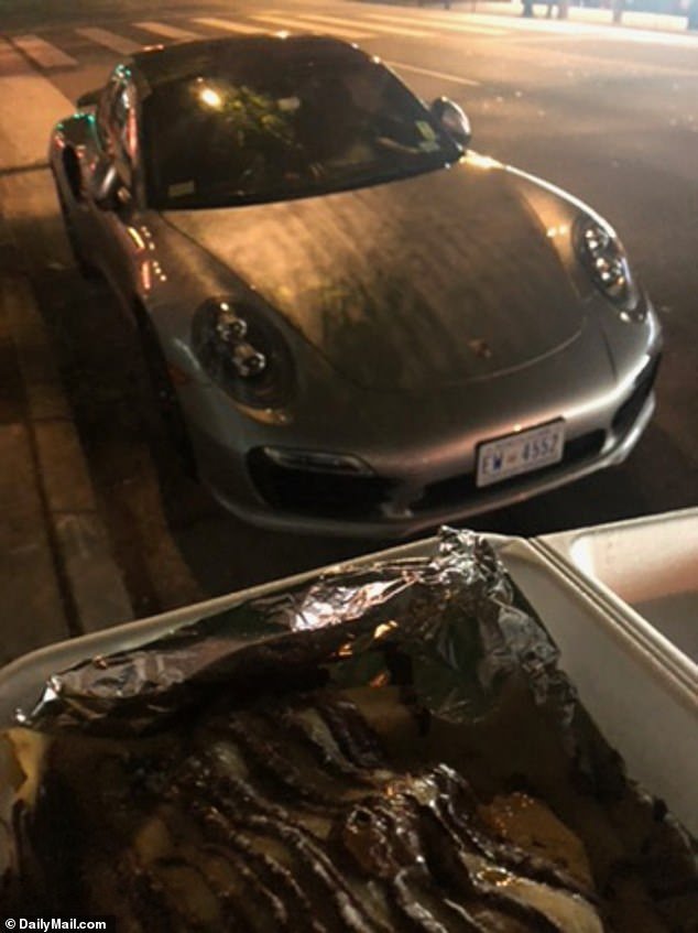 The DOJ claims Hunter Biden spent thousands of dollars maintaining a lavish lifestyle, including on cars like his Porsche (pictured) instead of paying his taxes