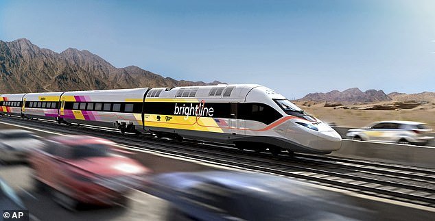 The technology, which has not yet been seen in the US, will give the train the ability to cross the desert in just two hours, as opposed to the usual four or five.  The cash injection is unprecedented for a private company and comes months after the Florida company requested it